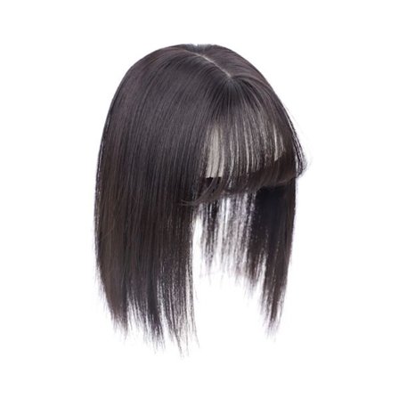 Liuhai Hair Patch Återutgivningsblock SVART 25CM 25CM black 25CM-25CM