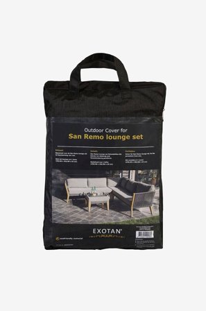 Exotan - Suojahuppu San Remo - Musta - Kalustesuojat - - Homeroom