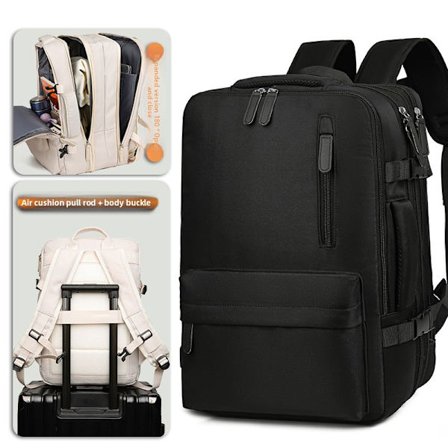 Udendørs rejseletvægtsrygsæk med stor kapacitet, high-end computerrygsæk til mænd, rygsæk til kvinder