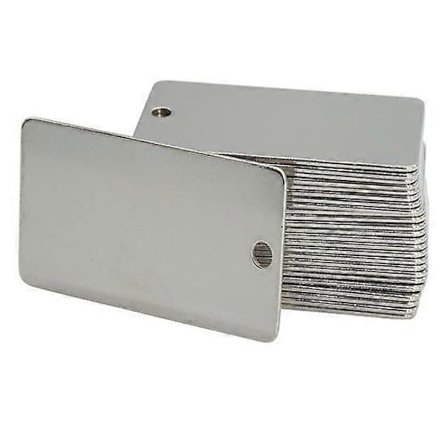 50 stk. Aluminium Træmærker Metal Plantemærker Rustfri Anti-oxidation Vandtæt Bredt Anvendt Udendørs