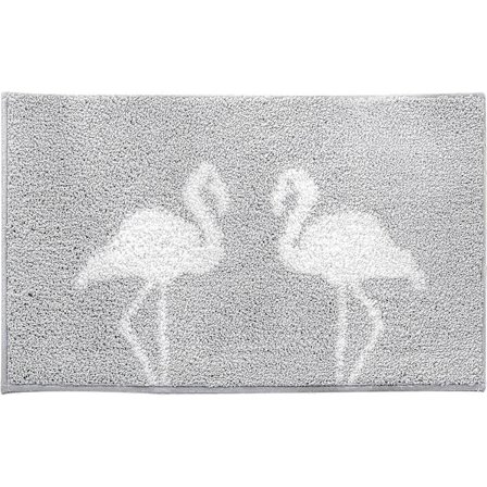 Badrumsmatta Grå Badmatta, Ultra Mjuk och Vattenabsorberande...