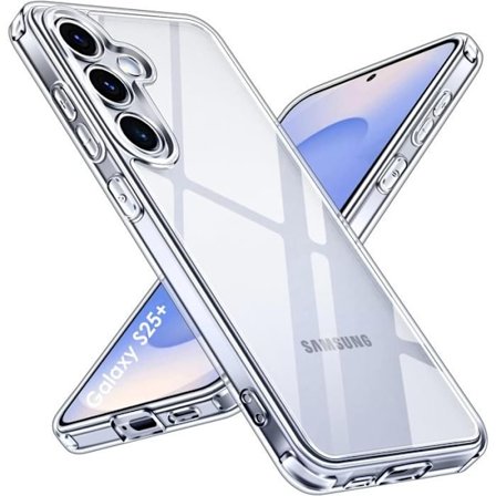 Coque - Phonillico - Samsung Galaxy S25 PLUS - Silikone Gel TPU - Gennemsigtig - Ultra Tynd