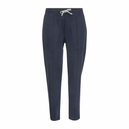 Brunello Cucinelli, Techno fleece trousers with Cr te Blauw, Heren, Maat:S