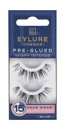 Eylure London Pre-Glued Ciglia Finte Wispy intense Lashes N 141