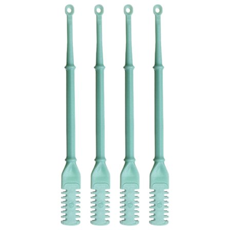 Nenäkarvojen leikkuri, korvavahat 360 astetta pyörivä nenäkarvojen poistotyökalu, 4 kpl kannettavia manuaalisia nenäkarvatrimmereitä lahjoiksi