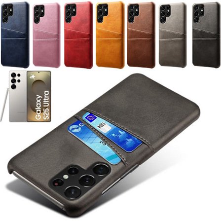 Samsung Galaxy S25 Ultra skal 2 kort fack svart -