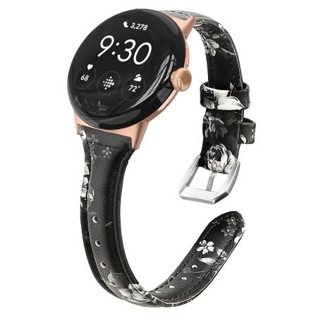 Klockarmband I Äkta Läder Flerfärgad Google Pixel Watch