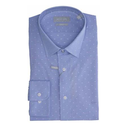 Michael Kors - Skjortor - Blå - Herr - Storlek: 4xl, Herr, Storlek: 4XL