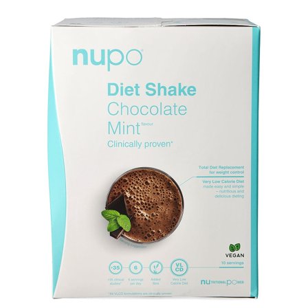 Nupo Diet Shake Chocolate Mint, Sport & Velvære, Vægtkontrol, Kost- Og Måltidserstatning