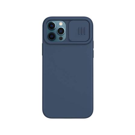 Nillkin Camshield Silky Magnetisk Silicone Skal För Apple Iphone Blå 21.000cm