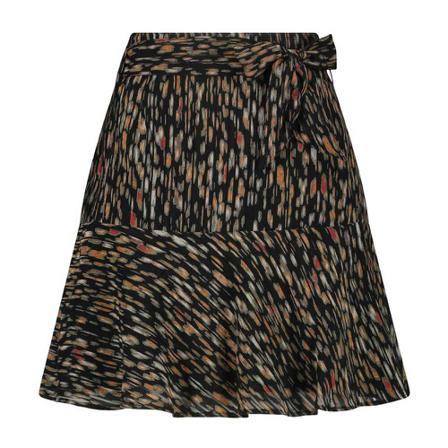Tramontana Rok print blacks , Zwart , Dames , Maat: L Korte rokken