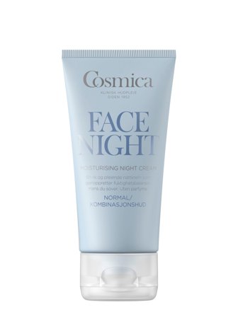 Cosmica Face Moisturising nattkrem normal/kombinert 50 ml
