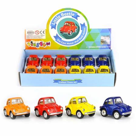 Leksaksbilar Cars Bilar Mini Beetle Pullback 61536 Välj Färg Orange