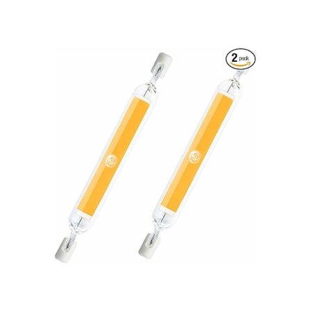 2 stk. 189MM 20W 220V LED-lampe R7S høj lysstyrke dobbelt-ended COB glasmodellampe erstatter halogenlamper, lavt strømforbrug naturligt lys KLB