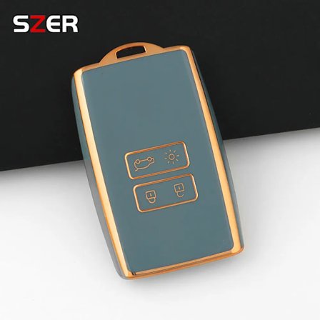 TPU-auton avaimen kotelon kuori Renault Koleos Captur Megane Clio Scenic Talisman Arkana Dacia Sandero -kortin avaimenperälle