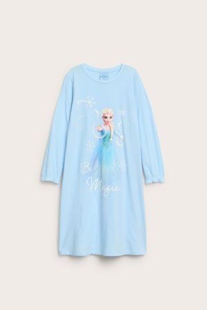 Kappahl | Långärmat nattlinne Frost | Ljusblå