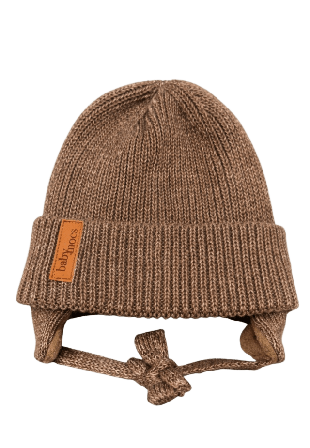 BabyMocs Earflap Beanie Accessoarer Unisex Brun 3-9 months
