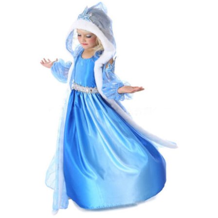 Prinsesse Aisha Hooded Cape Cloaks kjole kostume