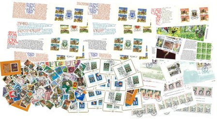 Hele verden - 91 enheder - Stemplet