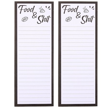 2 st Magnetiska Anteckningsblock för Kylskåp Att Göra Lista Magnetiska Anteckningsblock för Kylskåp