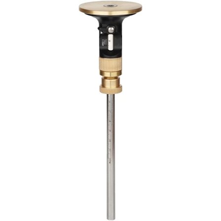 Hjulmerkeverktøysett - Mikrometerjusteringsrulle Stopphode Metrisk Imperial Messinglinjal Merkeverktøy for trebearbeiding