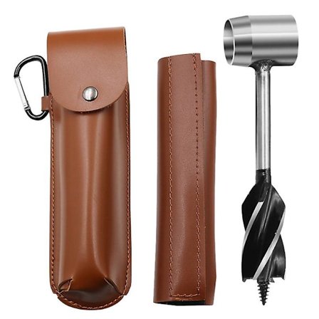Survival Settlers Tool Bushcraft Hand Auger Wrench - Bushcraft Gear And Equipment Wood Drill Peg And Manual Hole Maker Multitool For Camping, Bushcraf