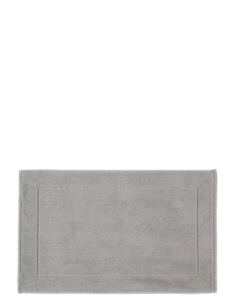 Bath Mat Terry Pure White 50X80 Grey Gripsholm