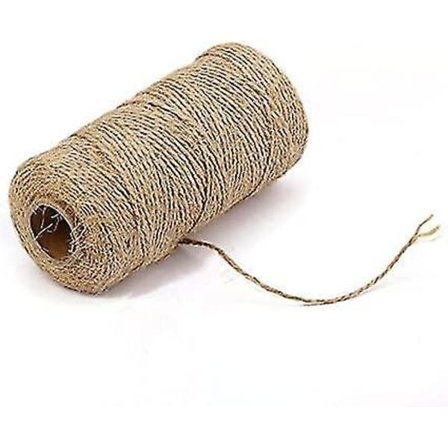 100m rulle 1,5mm Naturjute Rep Hemp Snöre String