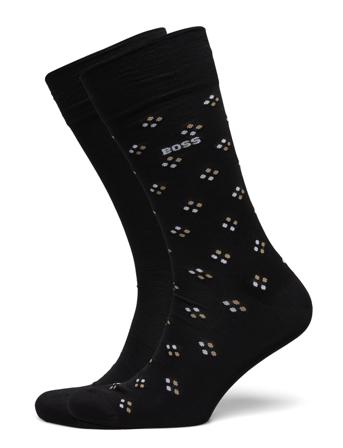 2P Rs Minipattern Mc Underwear Socks Regular Socks Monivärinen/Kuvioitu BOSS