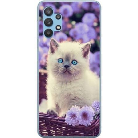 Samsung Galaxy A32 5G Gjennomsiktig deksel Katt