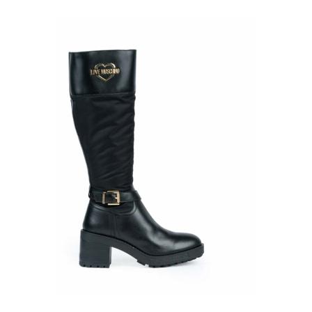 Love Moschino, High Boots Czarny, Kobieta, Rozmiar: 41 EU