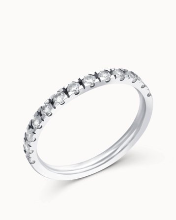 Linnea 18 Karat Platin Natürlich Diamant 2 mm - Verlobungsringe & Trauringe bei Vanbruun