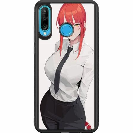 Huawei P30 Lite Svart Skal Makima Chainsaw Man
