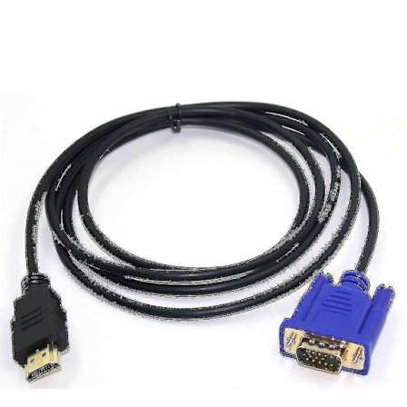 6ft 1080p Hdmi Hane Till Vga Hane Adapter Converter Kabel 15 Pin För PC Hdtv Dvd