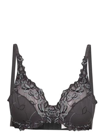 Diva B Lingerie Bras & Tops Plunge Bras Svart Hunkemöller