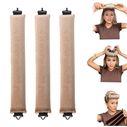 Varmefritt hårkrøllsett uten varme - Svart