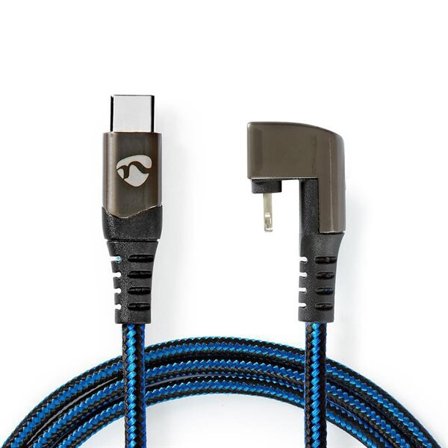Nedis Flettet USB-kabel MFI USB-C til Lightning 1 m