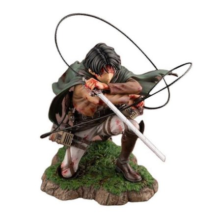 Attack On Titan Levi Ackerman PVC-hahmo Anime-toimintahahmo Mallilelu