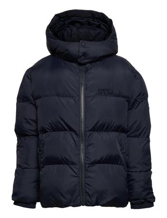 K. Short Padded Frill Jacket Blue Svea