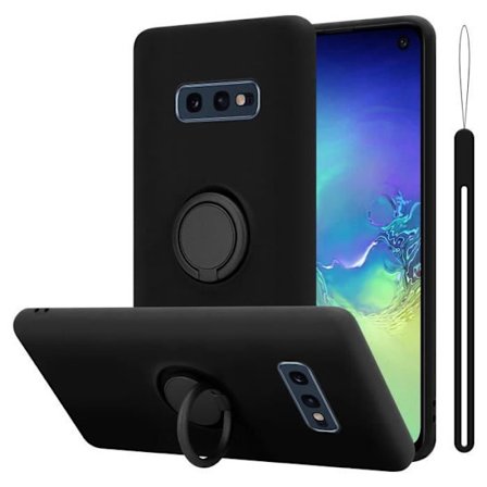 Coque för Samsung Galaxy S10e Fodral i LIQUID BLACK Etui Skydd i Silikon TPU mobiltelefon