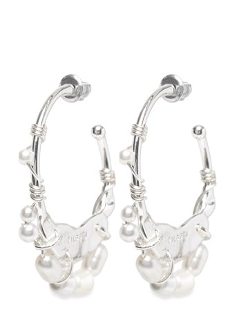Pilgrim | Focus Hoop Earrings Silver-Plated | ONE SIZE