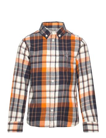 Checked Shield Ls Shirt Patterned GANT