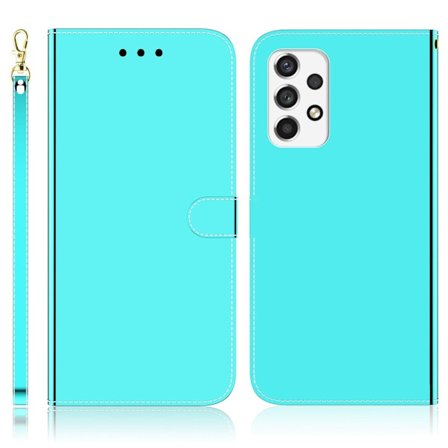 Mirror Samsung Galaxy A53 5G Läppäkotelo - Syaani