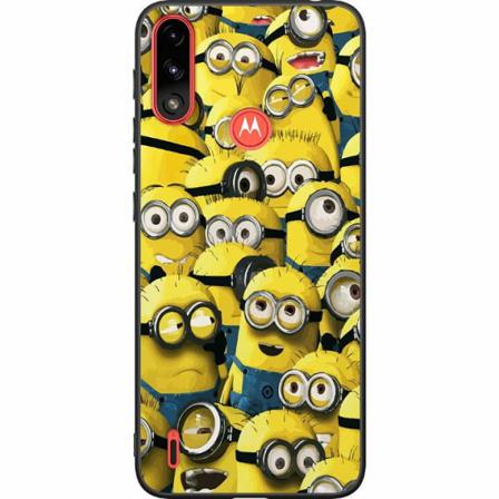 Motorola Moto E7i Power Svart Skal Minions