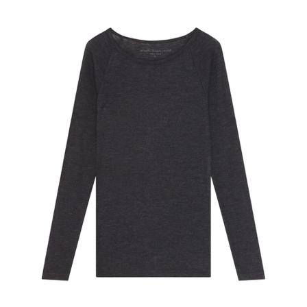 Moshi Moshi Mind, Woolly Tee Grijs, Dames, Maat:S