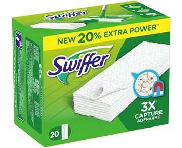 Swiffer Floor Dry Refiller 20 pcs - 20 st torra rengöringsdukar till Swiffer Sweeper