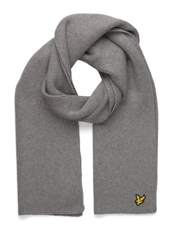 Plain Scarf Grey Lyle & Scott