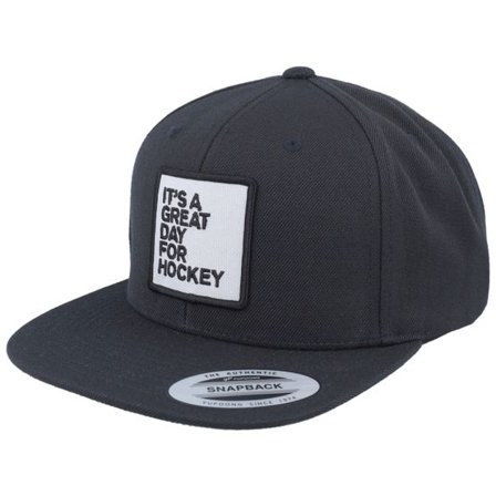 Iconic - Svart snapback Keps - Great Day For Hockey Black Snapback @ Hatstore