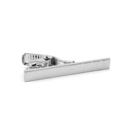 Spinka do krawata Map z trzema liniami dla mężczyzn - Spinki do wąskich krawatów