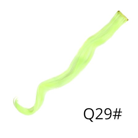 Leeons Clip In Hair Extensions 20 Inch Colorful Synthetic Ombre Rosa Lila Hairpieces Straight Party Highlights Extension